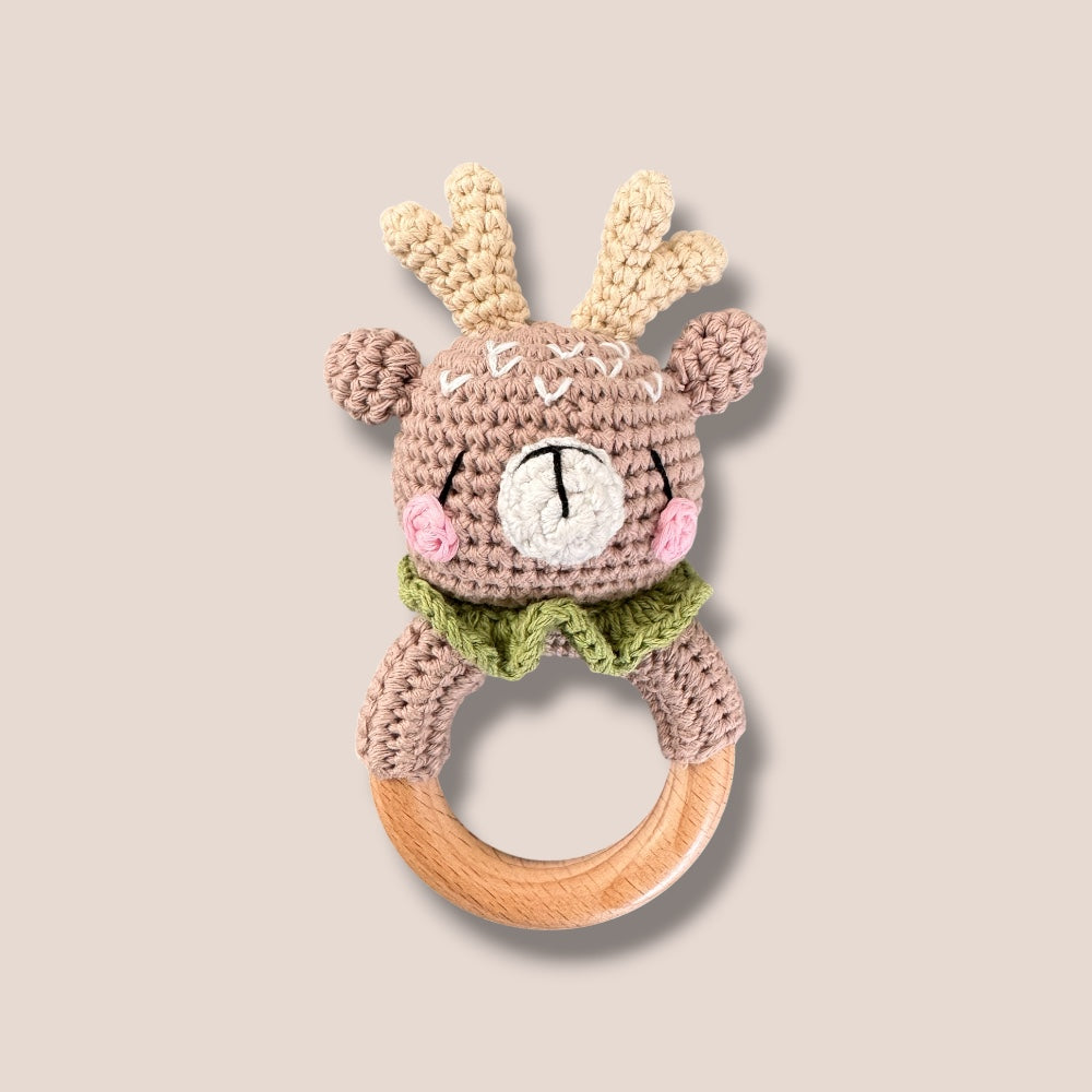 Crochet Deer Rattle