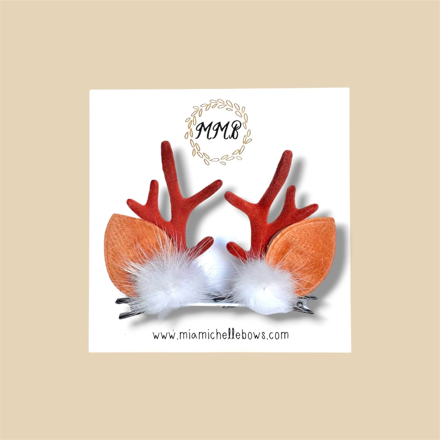 Holiday Reindeer Clip Set