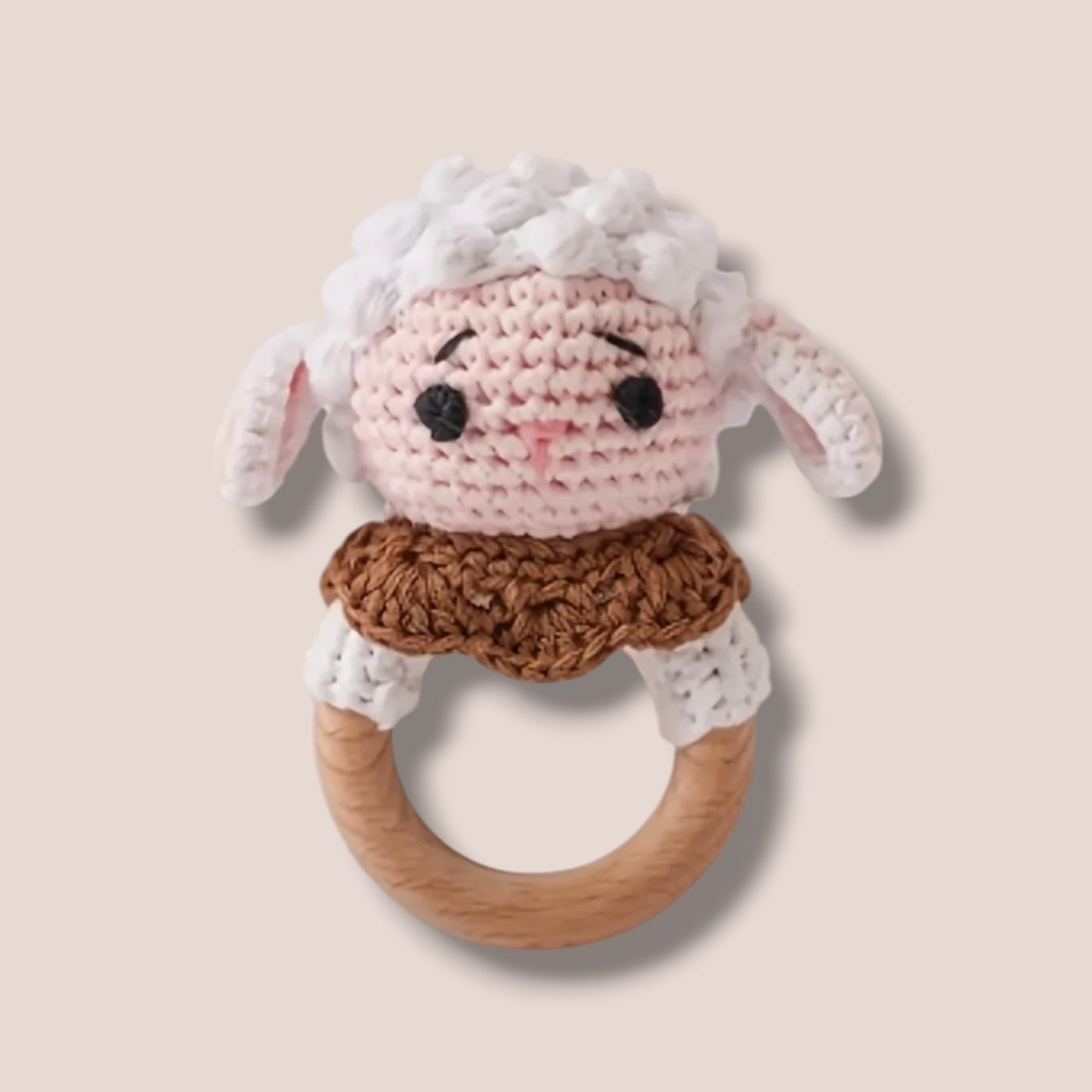 Crochet Lamb Rattle
