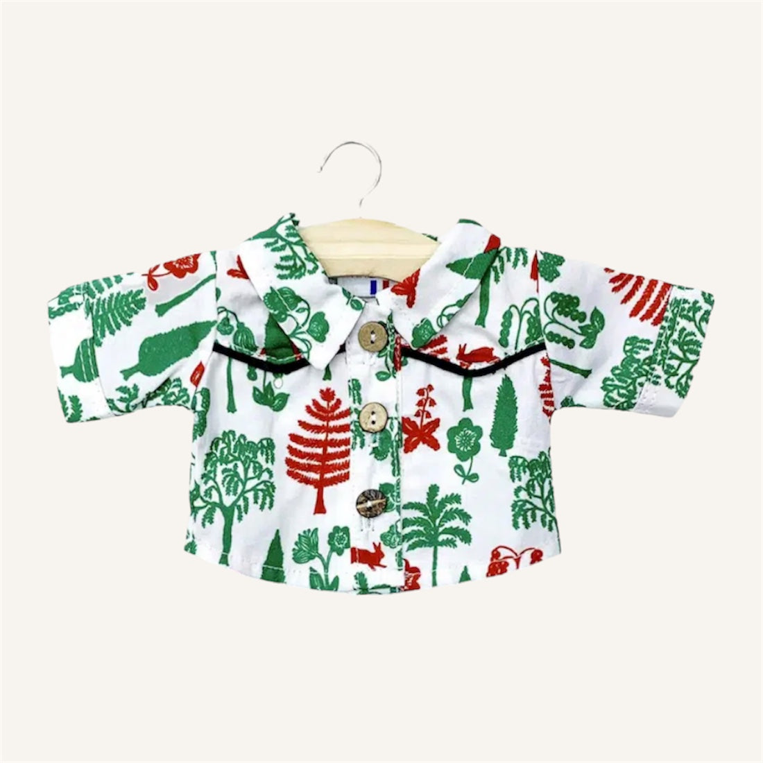 Doll—Minikane Western Trees Button Down Shirt