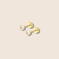Simple Pearl Screw Back Studs