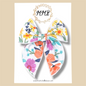 Tropical Floral Fairytale Bow