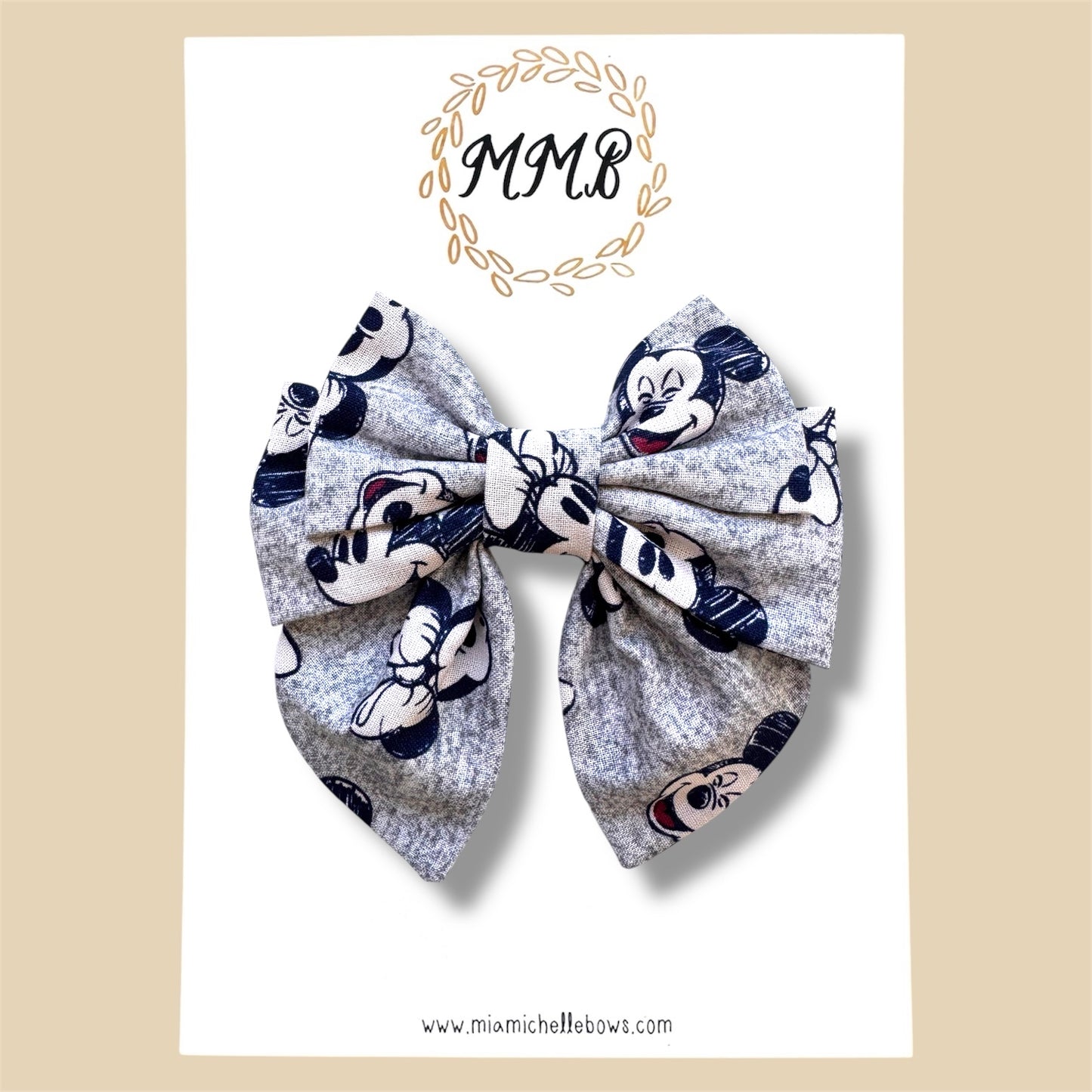 Mickey & Minnie Mouse Luxe Bow
