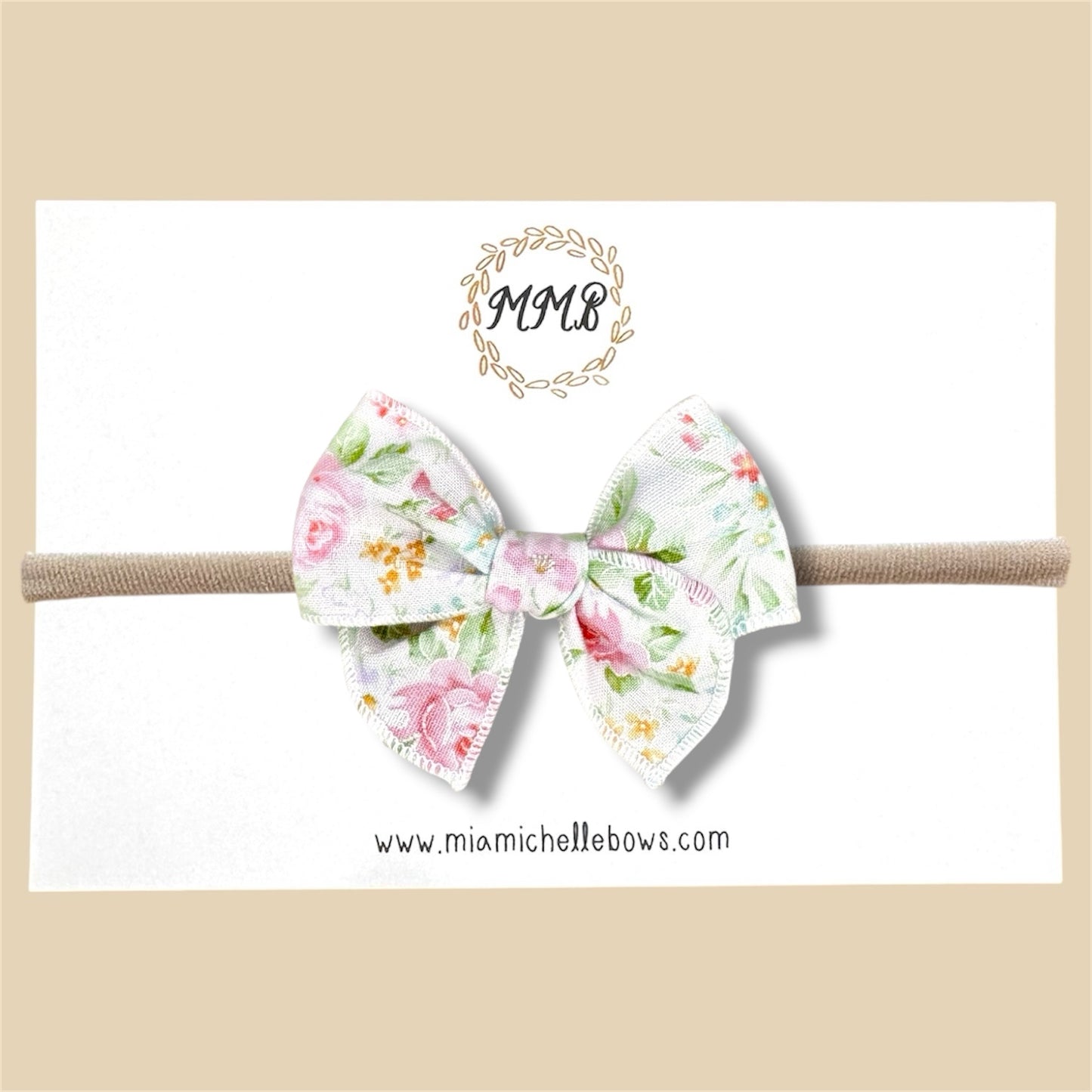 Vintage Floral Fairytale Bow