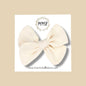 Hand-tied Gauze Bow in Ivory