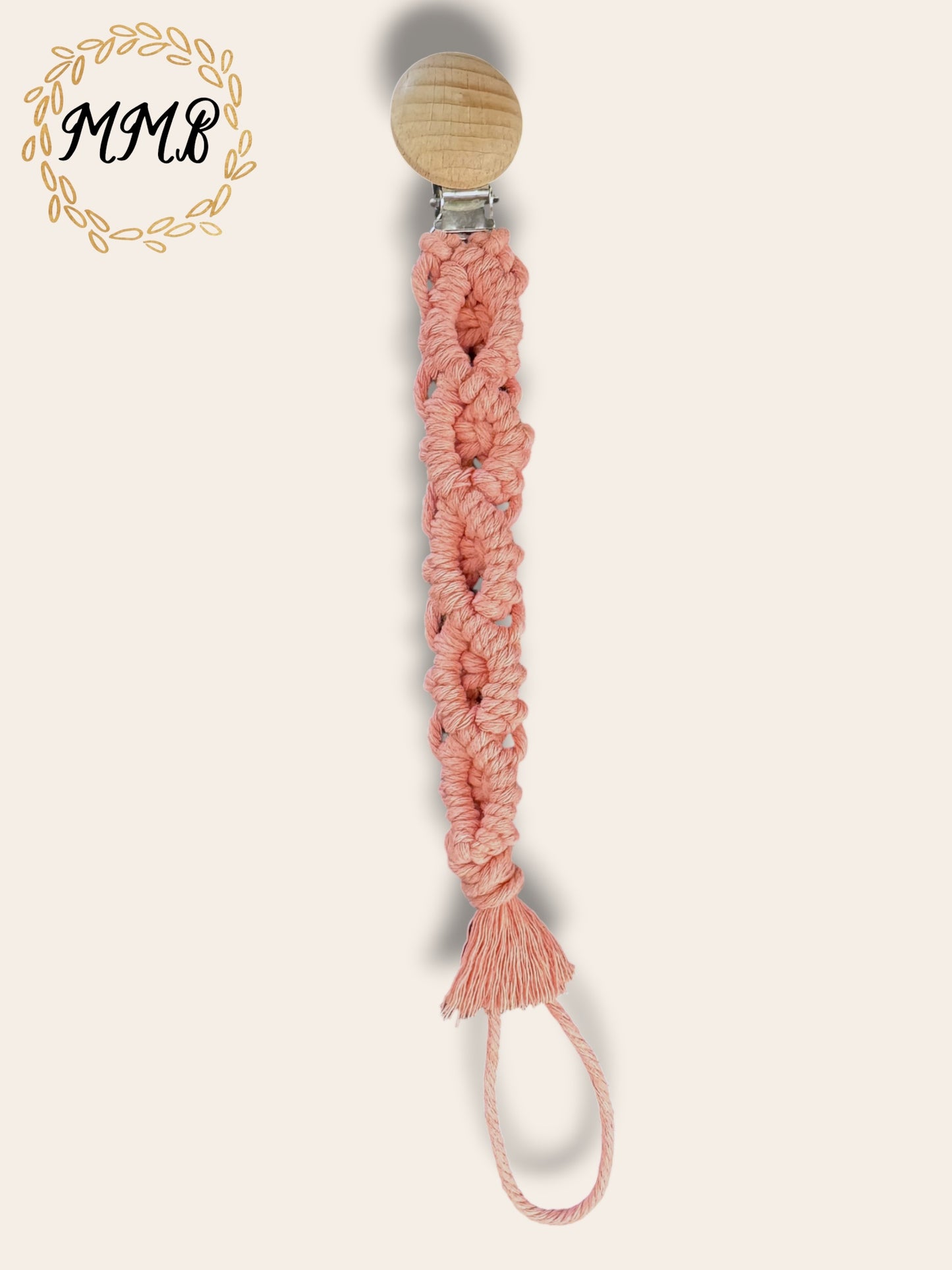 Macrame Pacifier Clip