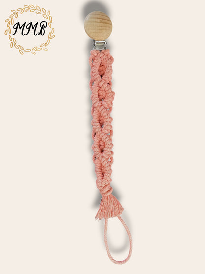 Macrame Pacifier Clip