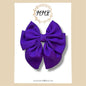 Purple Satin Luxe Bow