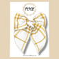 Ivory & Mustard Plaid Fairytale Bow