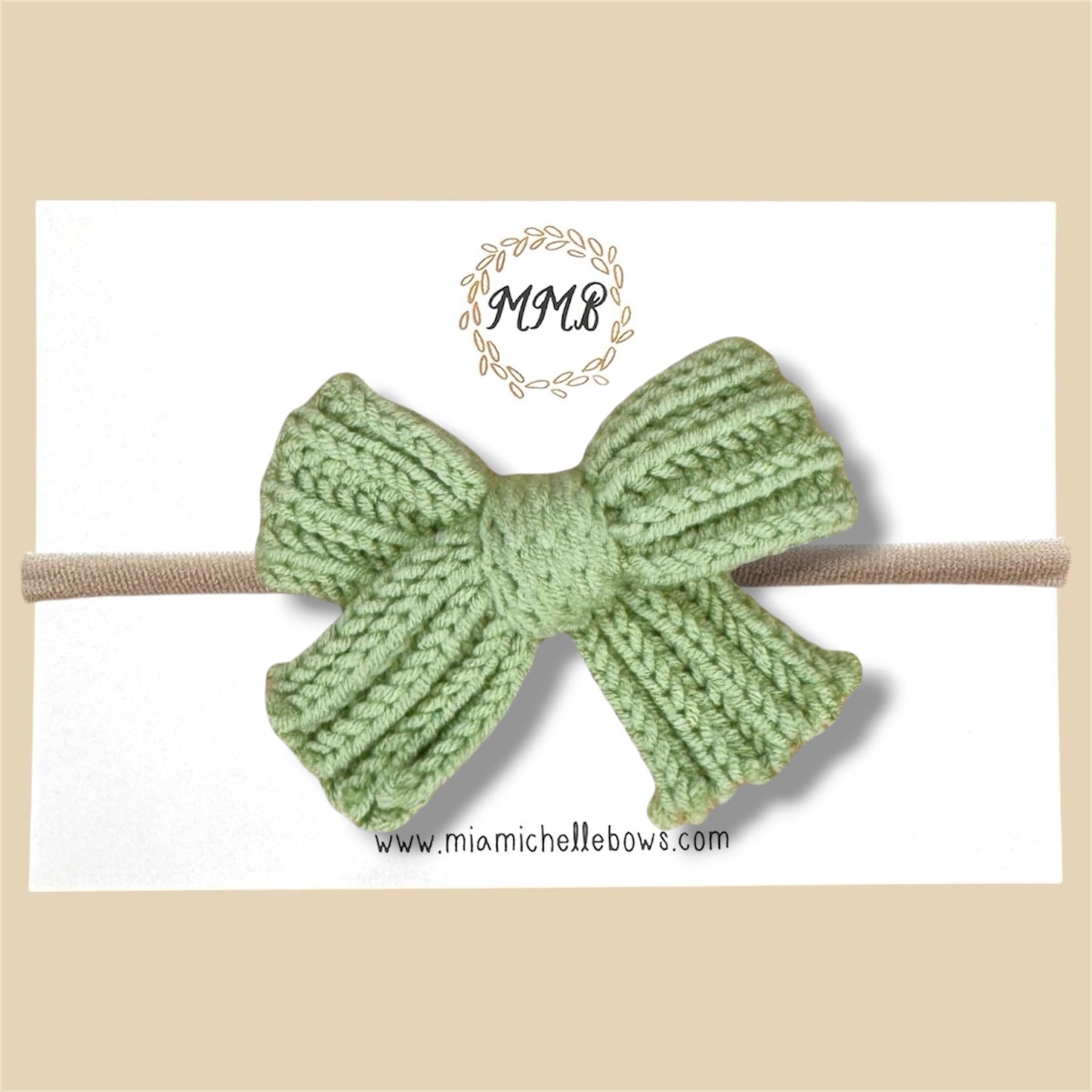 Sweater Bow in Green