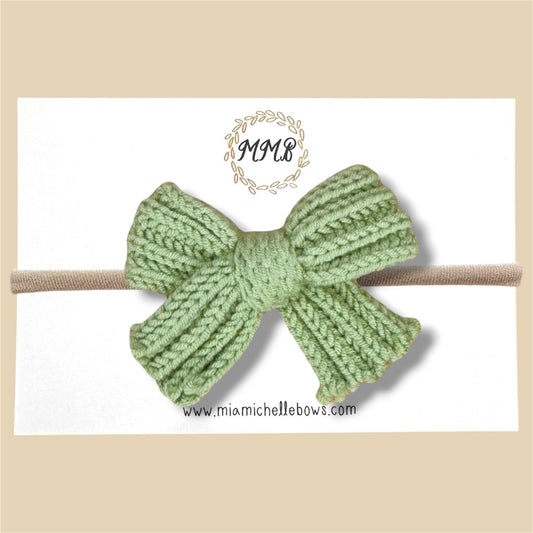 Sweater Bow in Green