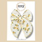 Yellow Floral Gauze Fairytale Bow