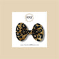 Gold Leopard Glitter Bow