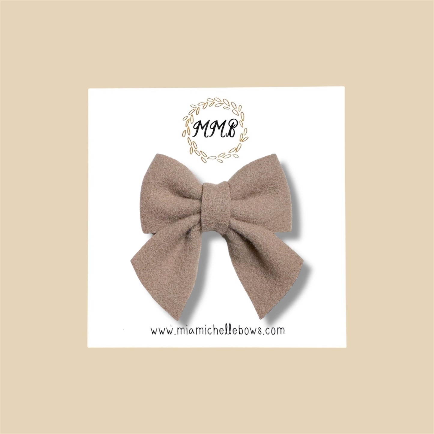 Mini Felt Bow Clips