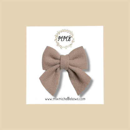 Mini Felt Bow Clips