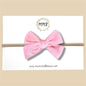 Velvet Bow in Pink