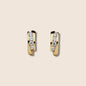 Gold CZ Hoops