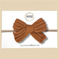 Sweater Bow in Warm Brown