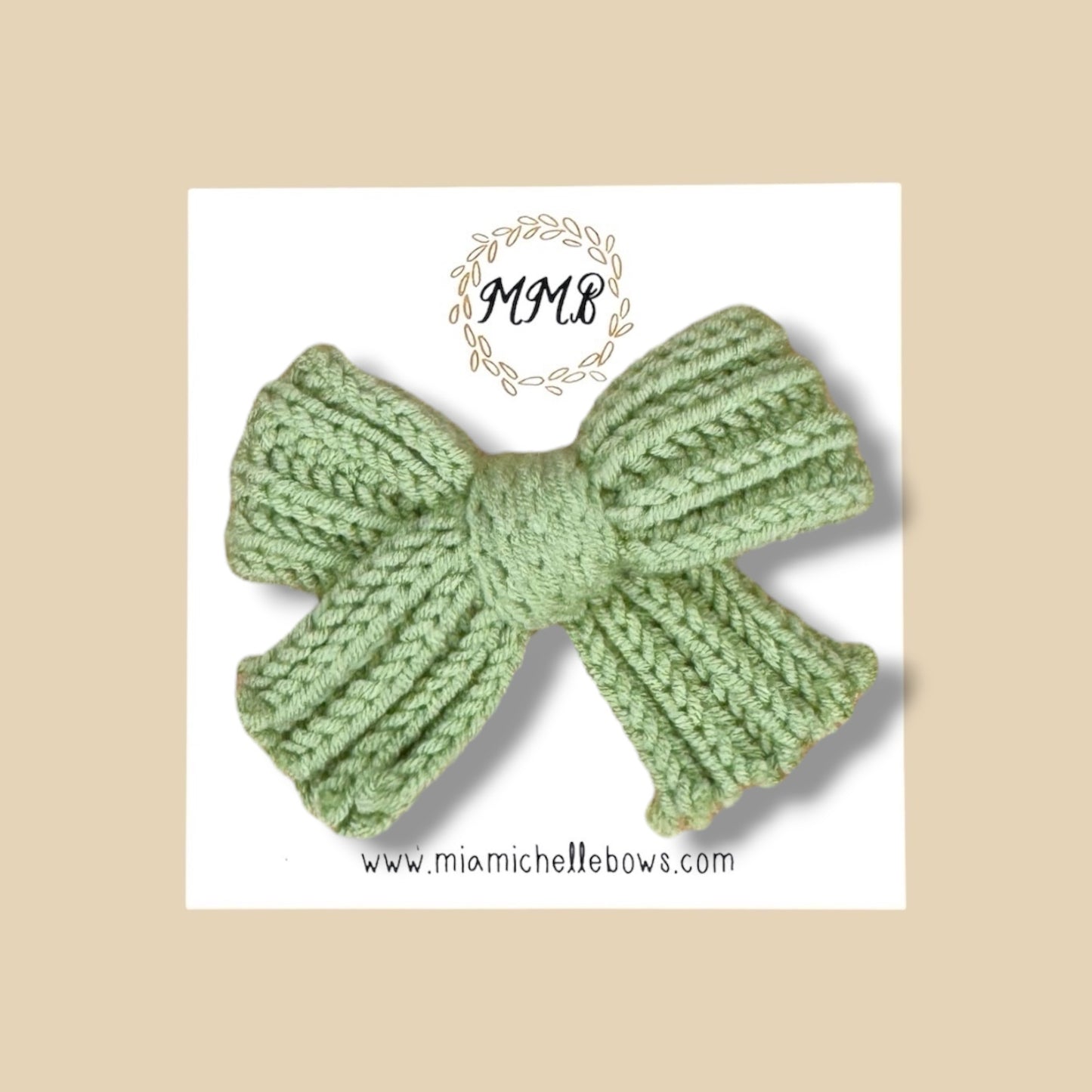 Sweater Bow in Green