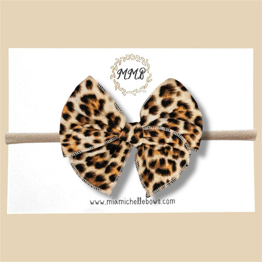 Cheetah Fairytale Bow