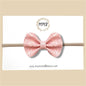 Light Pink Glitter Bow