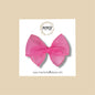 Sheer Bright Pink Fairytale Bow