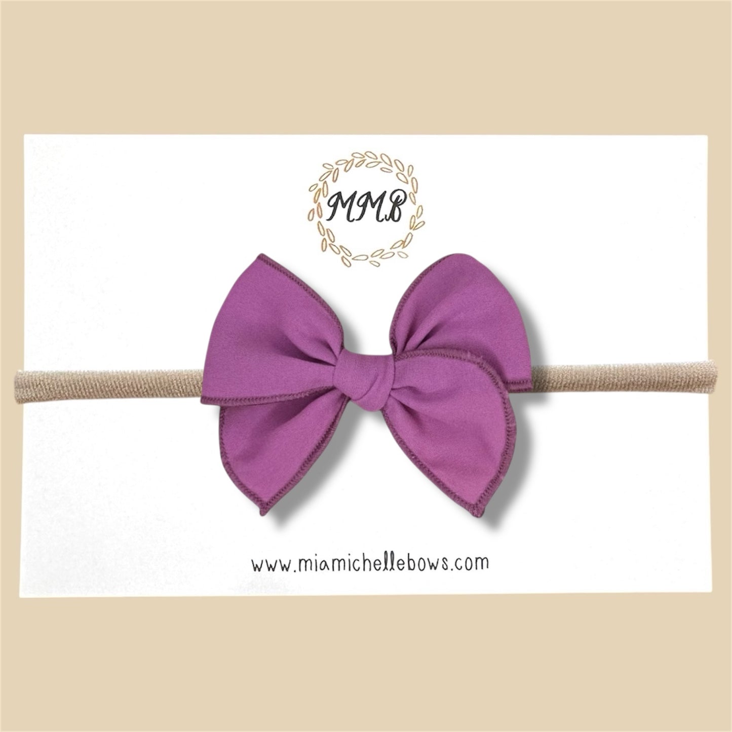 Purple Chiffon Fairytale Bow