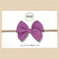 Purple Chiffon Fairytale Bow