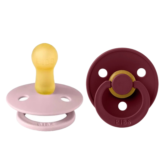 Bibs Colour Pacifier 2 Pack—Pink Plum & Elderberry
