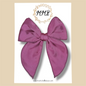 Purple Satin Fairytale Bow