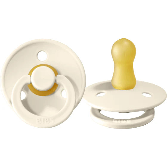Bibs Colour Pacifier 2 Pack—Ivory