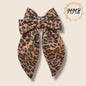 Leopard Denim Luxe Bow