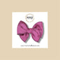 Purple Satin Fairytale Bow