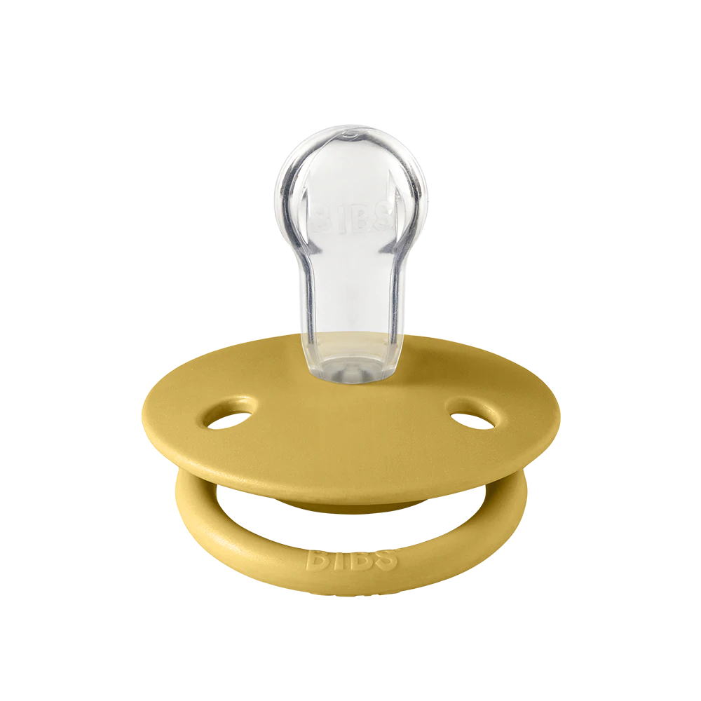 Bibs De Lux Silicone Pacifier Single- Mustard