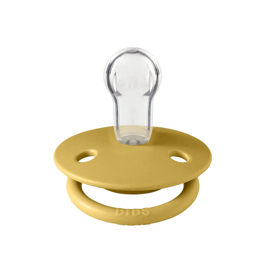Bibs De Lux Silicone Pacifier Single- Mustard