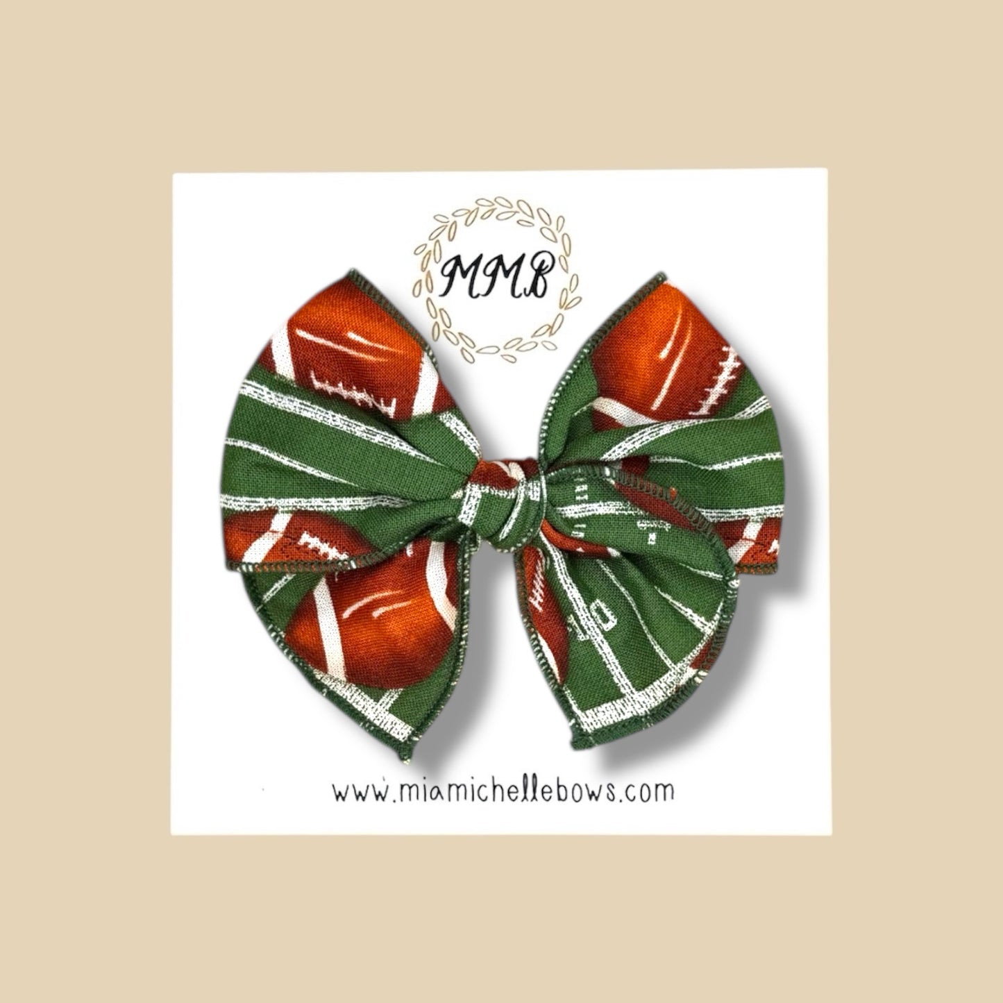 Football Fairytale Bow