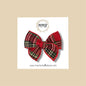 Holiday Sparkle Plaid Fairytale Bow
