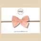 Lace Bow in Peach