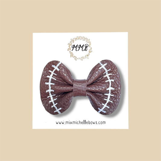 Football Genuine Leather Bow