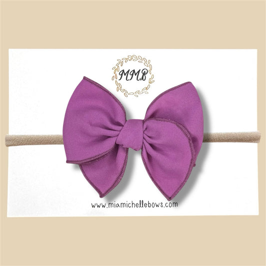 Purple Chiffon Fairytale Bow