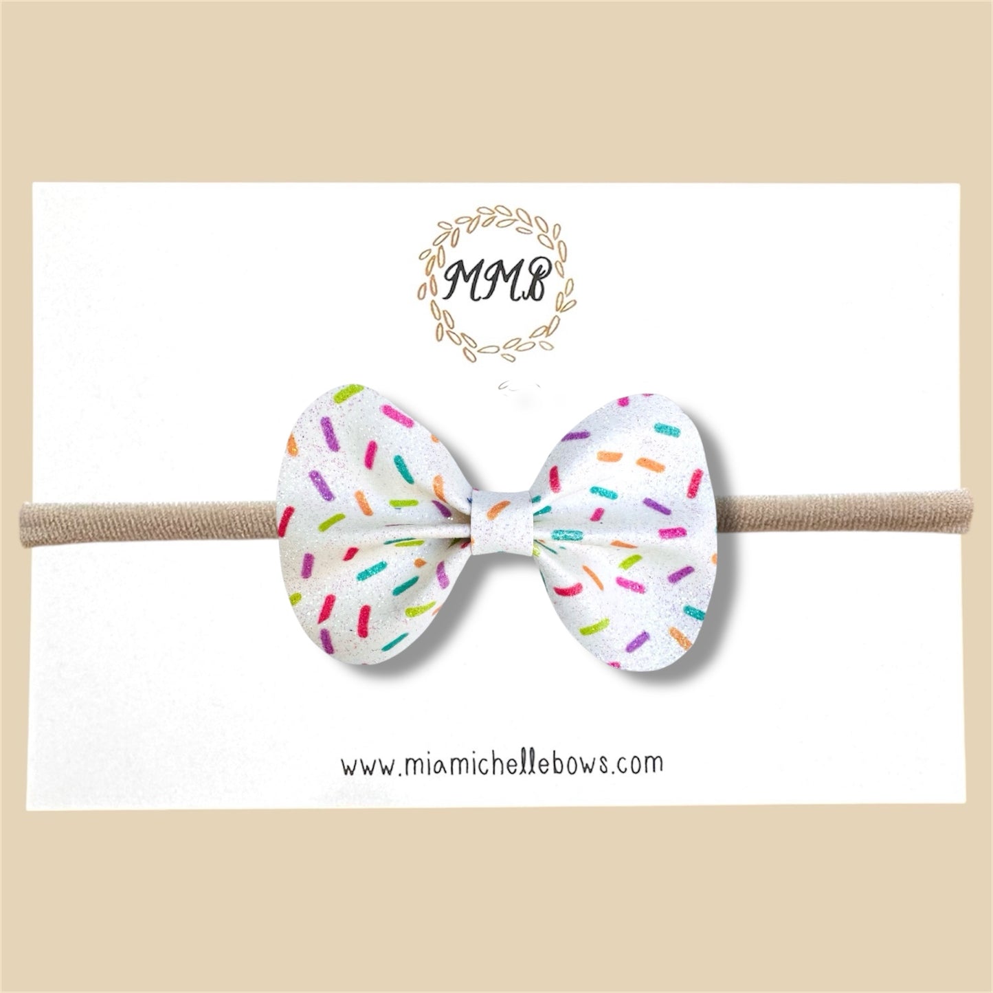 Sprinkles Glitter Bow