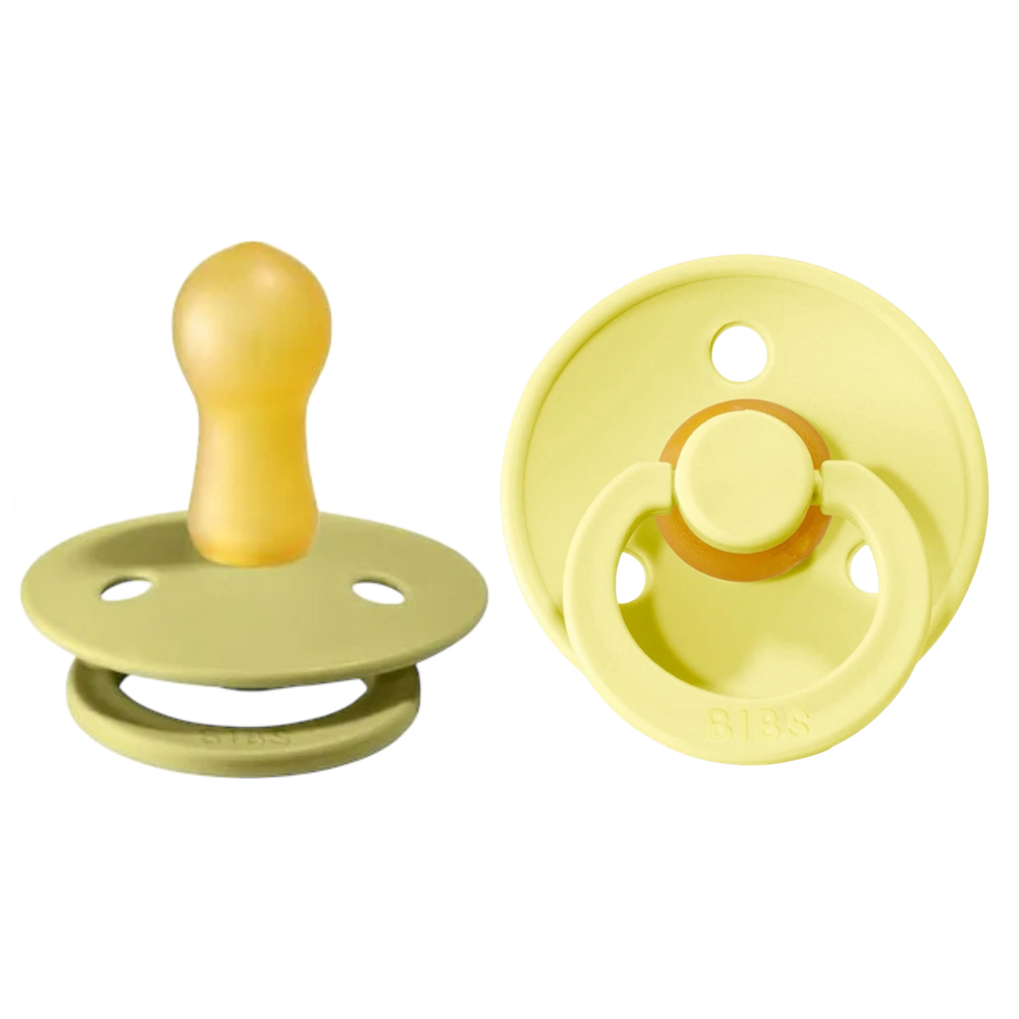 Bibs Colour Pacifier 2 Pack—Meadow & Sunshine