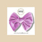 Velvet Bow in Lavender