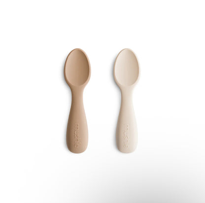 Mushie Silicone Toddler Starter Spoons