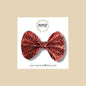 Red & Gold Laced Glitter Bow