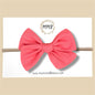 Hand-tied Bow in Soft Coral