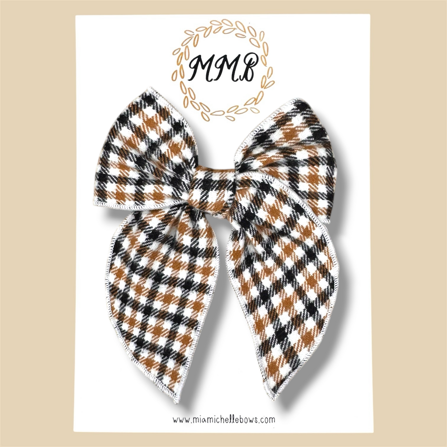 Rustic Plaid Fairytale Bow
