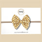Gold Chevron Fairytale Bow