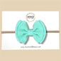 Double Layer Gauze Bow in Mint
