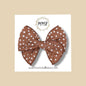 Brown Stars Fairytale Bow